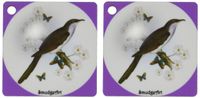 3dRose Cuckoo - Key Chains, 2.25 x 4.5 inches, set of 2 (kc_7227_1)