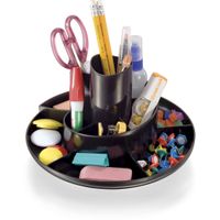 Officemate Rotary Organizer, Recycled, Black (26250)