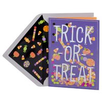 Hallmark Signature Halloween Card (Candy Confetti)