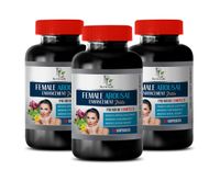 Female Vitamins for Health - Female Arousal Enhancement Pills - Premium Complex - Improves Performance - Korean Ginseng Supplement - 3 Bottles 180 Capsules