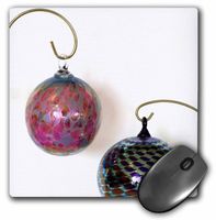 3dRose LLC 8 x 8 x 0.25 Holiday Hand Blown Glass Christmas Ornament Cindy Miller Hopkins Mouse Pad (mp_83250_1)