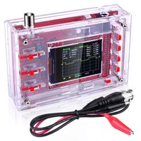 Quimat Pocket-Size Digital Oscilloscope Kit Open Source 2.4" TFT 1Msps with Probe and Protective Case, Welded Version (Case Needs to be Assembled)