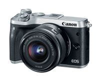 Canon EOS M6 (Silver) EF-M 15-45mm f/3.5-6.3 IS STM Lens Kit