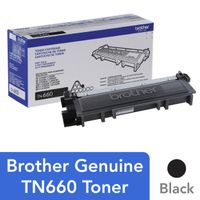 Brother Genuine High Yield Toner Cartridge, TN660, Replacement Black Toner, Page Yield Up To 2,600 Pages, Amazon Dash Replenishment Cartridge