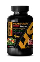antioxidant Supplement for Women - Organic Greens - Premium Complex - Barley Grass Supplement - 1 Bottle 60 Tablets