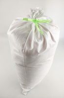 Sand Bags 14" x 26" Empty White Woven Polypropylene Sandbags Ties Included, 5 Pack