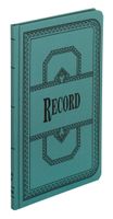 Boorum & Pease 66150R Record/Account Book, Record Rule, Blue, 150 Pages, 12 1/8 x 7 5/8