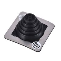 Oatey 14050 Retro Master Flash 0.25" - 2" pipe diameter  Roof Flashing 4.5" x 4.5" Base