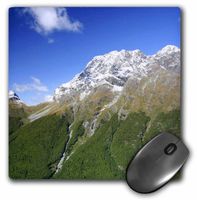 New Zealand, Milford Sound, Majestic fjords, waterfalls-AU02 MWR0142 - Mouse Pad, 8 by 8 inches (mp_76112_1)