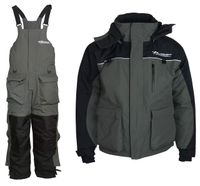 WindRider Ice Fishing Suit | Insulated Bibs and Jacket | Flotation | Tons of Pockets | Adjustable Inseam | Reflective Piping | Waterproof Gear for Ice Fishing and Snowmobiling (XXXL)