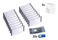 '20 Polar 30 Magnetic Name Tags - Color & Pressure Sheet - Charcoal
