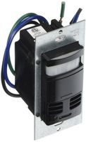Leviton OSSMT-GQE Decora Multi Technology Wall Switch Occupancy Sensor, Black