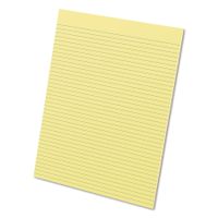 Ampad Evidence Glue top 8-1/2 x 11 Pads, Narrow Rule, Canary, 50 Sheets per Pad, 12 Pack (21-218)