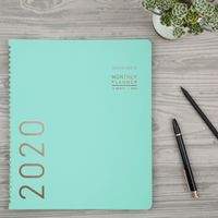 AT-A-GLANCE 2020 Monthly Planner, 9" x 11", Large, Contemporary, Teal (70250X42)