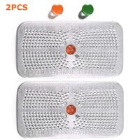 2 Packs Indicating Silica Gel Desiccant Canister Dehumidifier, 40 Gram, Orange Indicating (Orange to Dark Green) Desiccant, Reusable and Safe Moisture Absorber Bag, No Cobalt II Chloride