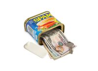 BigMouth Inc SPAM Can Safe - Great Hiding Place for Storing Valuables, 3" x 3" x 4.5"