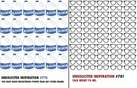 Quiplip Funny Birthday Cards Unsolicited Inspirations, 6-Pack (UI06126PCK)