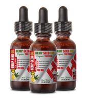 Inflammation Supplements for Women - Hemp Seed Organic Oil 780 Mg - Hemp Oil for Stress and Anxiety - 3 Bottles 3 FL OZ (90 ML)