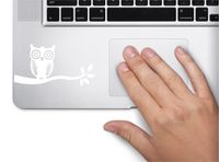 Night Owl on Branch Symbol Decal Funny Laptop Skin Macbook Trackpad Keypad Sticker Window