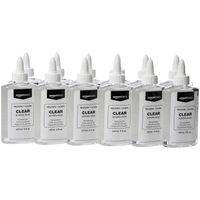 AmazonBasics Washable Liquid School Glue, 5 oz Bottle, Clear, 12-Pack