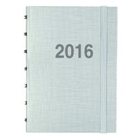Lett's 2016 Memo Week to View, Silver, 7.75" x 5.5" (CM3XSR-16)