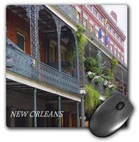 3dRose LLC 8 x 8 x 0.25 Inches Mouse Pad, French Quarter New Orleans (mp_43748_1)