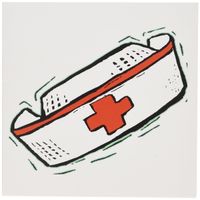 3dRose Nurses Cap - Greeting Cards, 6 x 6 inches, set of 12 (gc_11114_2)