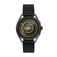 Emporio Armani Men's Stainless Steel Plated Touchscreen Smartwatch, Color: Gunmetal (Model: ART5009)