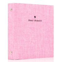 Ablus 100 Pockets Mini Photo Album - Fits for Fujifilm Instax Mini 9 Mini 8 Mini 90 Mini 25, Polaroid Snap PIC-300, Kodak Mini 3-Inch Film (Pink)