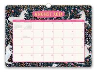 Orange Circle Studio 2019 Deluxe Wall Calendar, August 2018 - December 2019, Stay Magical Unicorns