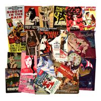 Poster Movie Vintage Vinyl Stickers for Laptop,Skateboard,Bike,Luggage,Party Favors Graffiti Decal-Waterproof