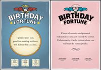 Quiplip Misfortune Birthday 6) Greeting Cards