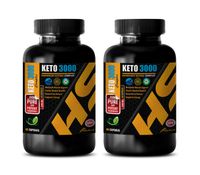 Weight Loss Keto Pills - Keto 3000MG Complex - Fast and Easy Weight Loss - Pure and Natural - Keto Oil - 2 Bottles (120 Capsules)
