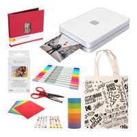 Lifeprint 2x3 Portable Photo and Video Printer (White) Scrapbook Kit