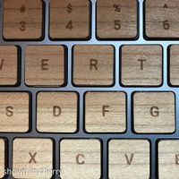 Lazerwood Keys for Apple MacBook Pro Touch - Cherry