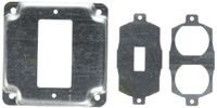 Hubbell-Raco 808U 1/2-Inch Raised Square Cover with Exposed Work 1 GFCI Duplex or Toggle, 4-Inch