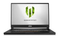 MSI WS65 9TM-857 15.6" UHD Thin and Light Mobile Workstation Intel Core i7-9750H Quadro RTX 5000 32GB 1TB NVMe SSD Win10 Pro TPM2.0 TB3 Fingerprint
