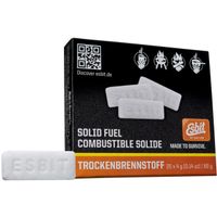 Esbit 1300-Degree Smokeless Solid Fuel Tablets for Hobby, Outdoor, and Emergency Use, 20 Pieces Each 4g