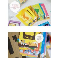 10 PCS World Travel Pattern Films Sticker for FujiFilm Instax Mini 8 7s 25 50s