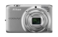 Nikon Coolpix S6500 Wi-Fi Digital Camera with 12x Zoom (Silver)