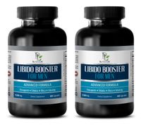 Energy Boost Natural - LIBIDO Booster for Men - tribulus Capsules - 2 Bottles (120 Capsules)