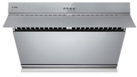 FOTILE JQG7502.G 30" Range Hood |Unique Side-Draft Design for Under Cabinet or Wall Mount |Modern Kitchen Vent Hood | Powerful Motor |LED Lights| Mechanical Buttons| Silver Grey Tempered Glass Surface