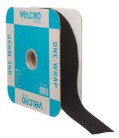 VELCRO Brand ONE-WRAP Double Sided Roll | 45 Ft x 1-1/2 In | Cut to Length Straps Heavy Duty | Bundling Ties Fasten to Themselves for Secure Hold