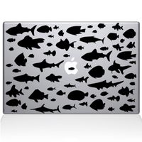 The Decal Guru Go Against The Flow MacBook Decal Vinyl Sticker - 13" MacBook Pro (2015 & Older) - Black (0148-MAC-13P-BLA)