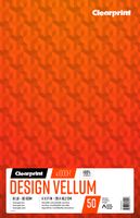 Clearprint 1000H 100% Cotton Design Vellum Pad, 16 LB, 60 GSM, 11 x 17 Inches, 50 Sheets Per Pad, 1 Each (26321521511)