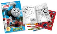 Thomas & Friends On The Go Coloring Pouch Activity Set with Stickers, Crayons and Coloring Pages