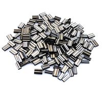 100pcs-500pcs Double Barrel Copper Crimp Sleeves Copper Crimping Loop Sleeve Fishing Line Tube Connectors Size:1.0mm 1.2mm 1.4mm 1.6mm 1.8mm 2.0mm (Inside Dia 1.2mm-100pcs)