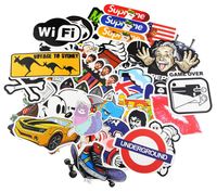 KONLOY Sticker Pack 200-Pcs Sticker Decals Vinyls for Laptop,Kids,Cars,Motorcycle,Bicycle,Skateboard Luggage,Bumper Stickers Hippie Decals bomb Waterproof (200Pcs)