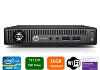 HP ProDesk 400-G2 Mini Desktop, Intel Core i5-6400T, 2.2GHz,16GB DDR4, 512GB Solid State Drive, Win10Pro (Renewed)