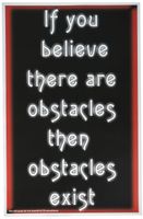Youth Change Workshops Overcome Obstacles Motivational Poster & gt (Poster #599)